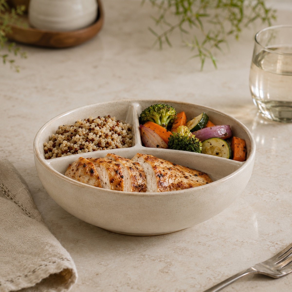 Cozyverrall™ BalanceBite Divided Meal Bowl
