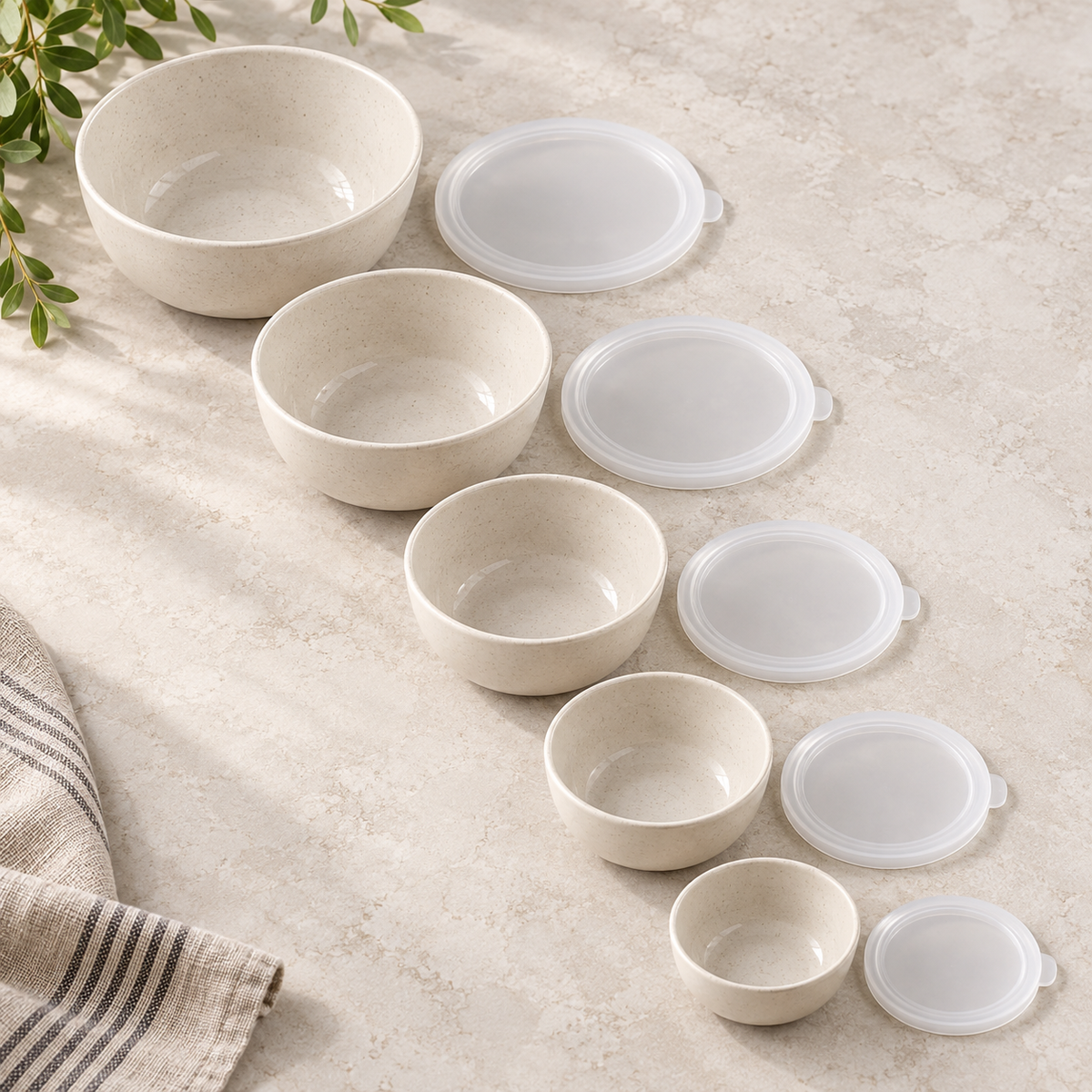 Cozyverrall™ FreshSeal Ceramic Storage Bowl Set