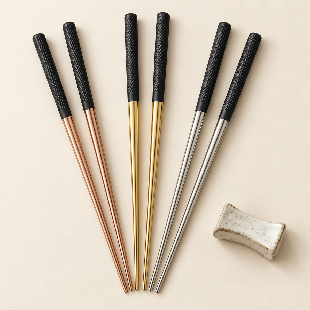 Cozyverrall™ GripEase Reusable Chopstick Collection alternate view