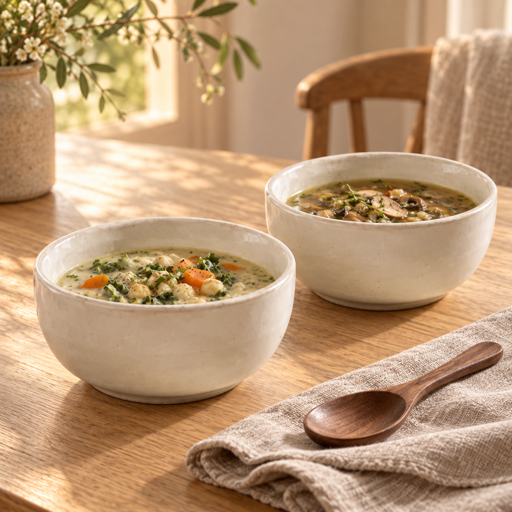 Cozyverrall™ WarmTable Soup Bowl Duo